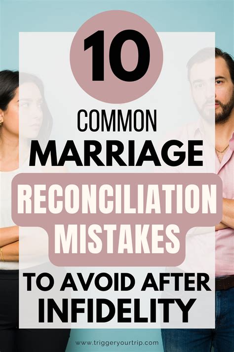 5 Common Reconciliation Mistakes to Avoid After Infidelity, From A.